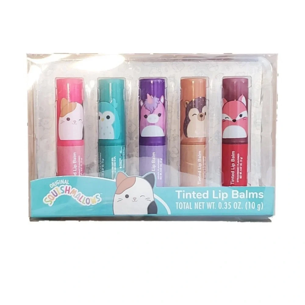 Squishmallows Tinted Lip Balm 5 Pack